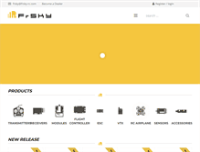 Tablet Screenshot of frsky-rc.com